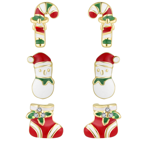 set-of-3-holiday-earrings Andy & Evan at Sophia's Style-Earrings-1